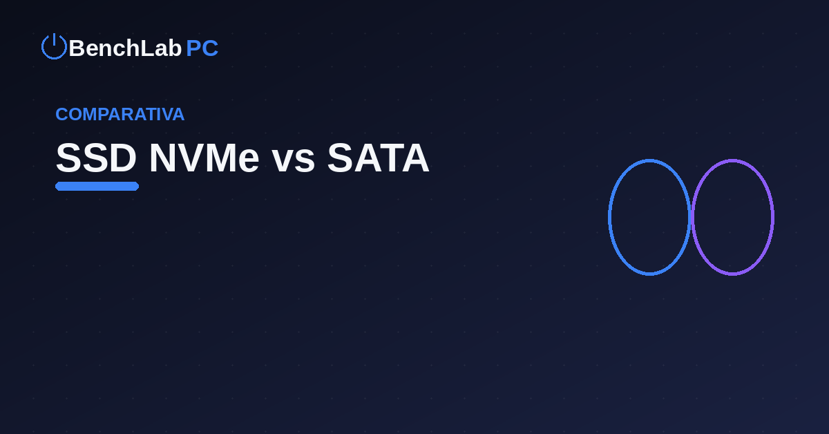 Portada del artículo: SSD NVMe vs SATA